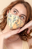 Image 3-Layer Floral Face Cover Washable Reusable (Pack of 10) $15.00=$1.50 each