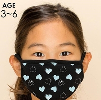 Image KIDS 2-Layer Hearts Washable Reusable (Pack of 10) $20.00=$2.00 each