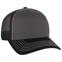 Image Otto Cotton Twill 5 Panel Low Profile Mesh Back Trucker Hat (Replaces 102-1318)