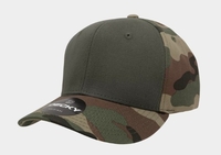 Image Decky 6 Panel Mid Profile Structured Camo Cap