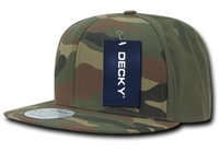 Image Decky 6 Panel High Profile Structured Camo Snapback