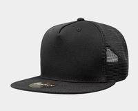 Image 5 Panel High Profile Structured Cotton Trucker