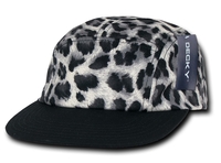 Image Decky 5 Panel ANIPAT Leopard  Pattern Racer Cap