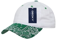 Image Decky 6 Panel Low Profile Relaxed Bandanna Bill Dad Hat