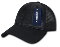 Image Decky Brand 6 Panel Low Profile Structured Quilted Trucker