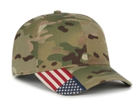 Image Outdoor Multicam® Cap w/Flag Visor