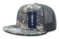 Image Decky Brand 6 Panel High Profile Structured Ripstop Trucker