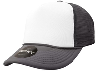 Image 5 Panel High Profile Structured Two Tone Foam Trucker