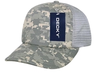 Image Decky Brand 5 Panel High Profile Structured Camo Foam Trucker