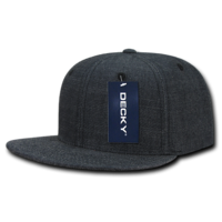 Image Decky Brand 6 Panel High Profile Structured Denim Snapback