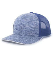 Image Pacific Aug Brand Aggressive Heather Trucker Snapback Cap