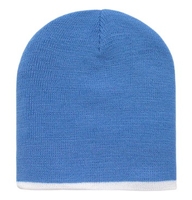 Image Decky Brand Acrylic Polyester Striped Short Beanie FINAL SALE