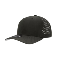Image 6 Panel Mid Profile Structured Perforated Performance Cap