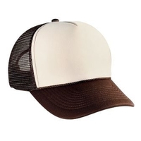 Otto Caps Budget Foam 5 Panel Pro Style Mesh Back Wholesale Snapback Hats