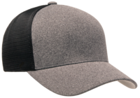 Melange Hats Golf Trucker Wholesale UniPanel Blank Caps. Caps: Flexfit