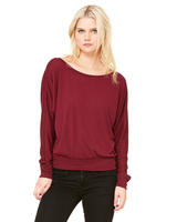 Source Ladies Shoulder Down T Shirt - Wholesale pure color off