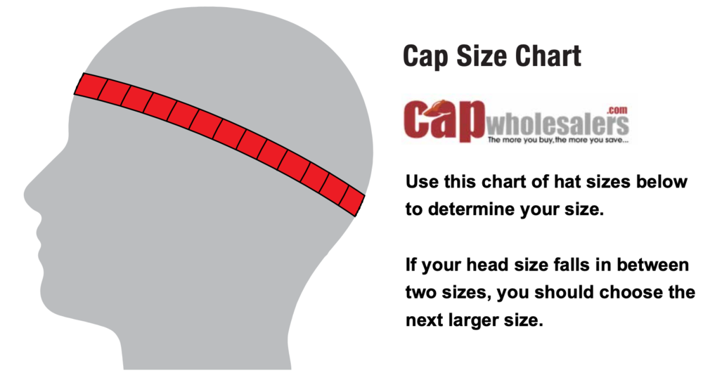 Cap Size Charts Wholesale Caps